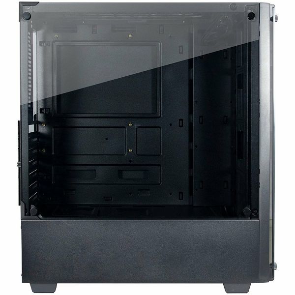 Chassis INTER-TECH C-303 MIRROR, Midi Tower, Fron and Side Tempered Glass, w/o PSU