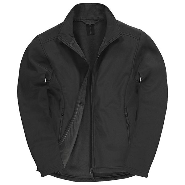 Jakna zip unisex B&C ID.701 Softshell crna M