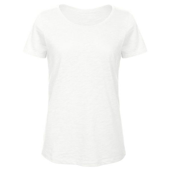 Majica kratki rukavi B&C Inspire Slub T/women bijela L!!
