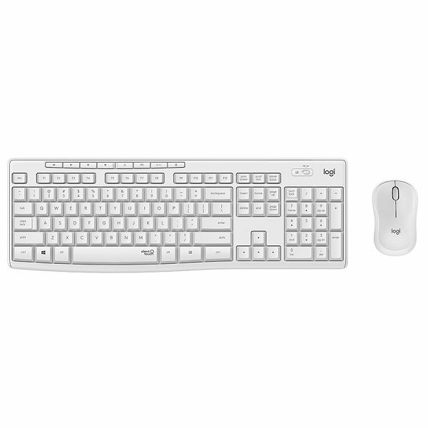 LOGITECH MK295 Silent Wireless Combo - OFF WHITE - Croatian layout