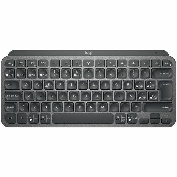 LOGITECH MX Keys Mini Minimalist Wireless Illuminated Keyboard - GRAPHITE - US INTL - 2.4GHZ/BT - INTNL