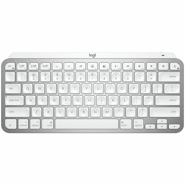 LOGITECH MX Keys Mini For Mac Minimalist Wireless Illuminated Keyboard - PALE GREY - Croatian layout