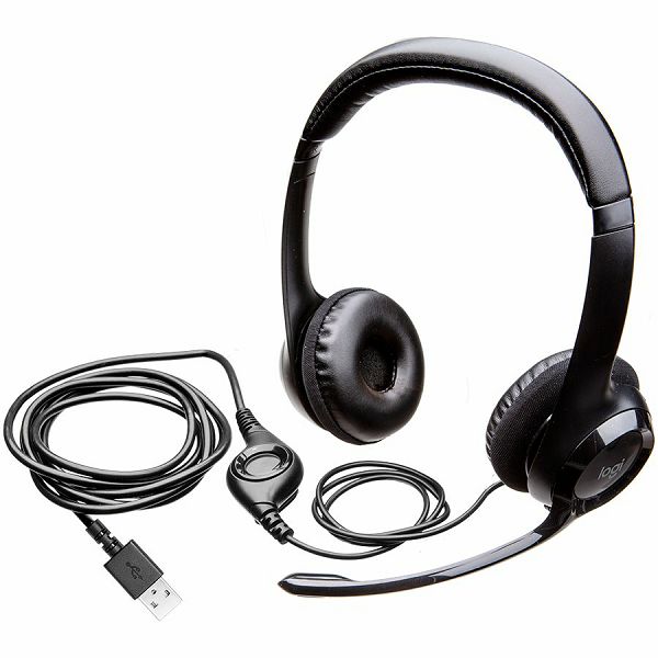 LOGITECH Corded USB Headset H390 - EMEA