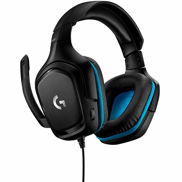 LOGITECH G432 7.1 Surround Sound Wired Gaming Headset - LEATHERETTE - USB - EMEA