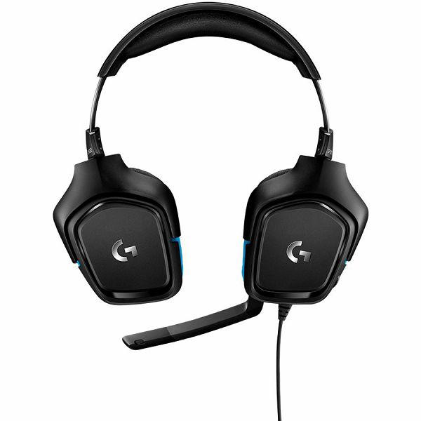 LOGITECH G432 7.1 Surround Sound Wired Gaming Headset - LEATHERETTE - USB - EMEA