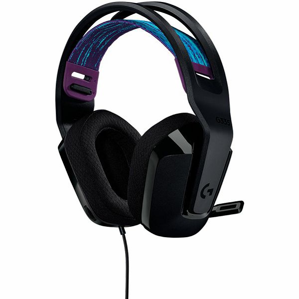 LOGITECH G335 Wired Gaming Headset - BLACK - 3.5 MM - EMEA - 914