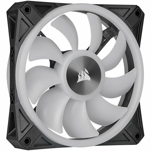 Corsair iCUE QL120 RGB 120mm PWM Triple Fan with Lighting Node CORE