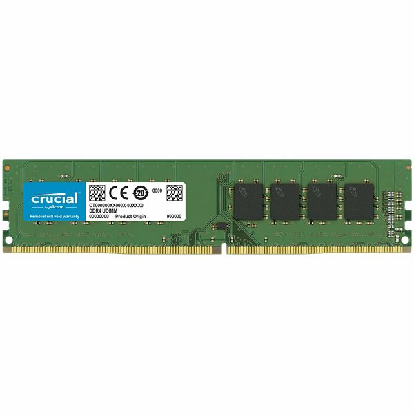 CRUCIAL 16GB DDR4-3200 UDIMM CL22 (8Gbit/16Gbit)