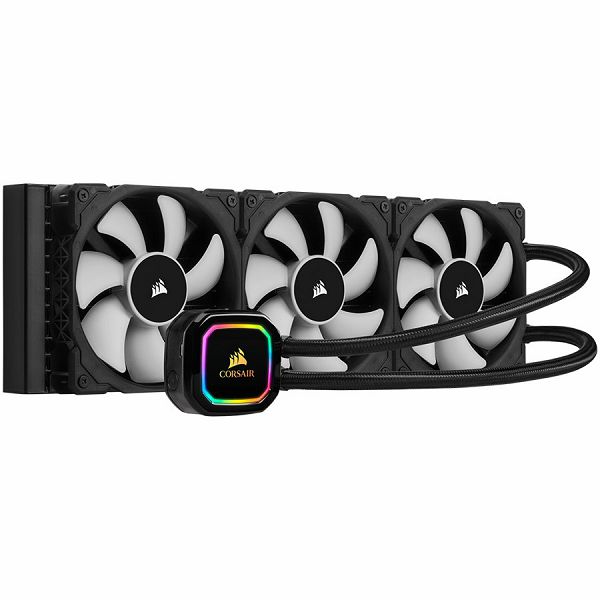 CORSAIR iCUE H150i RGB PRO XT, 360mm Radiator, Triple 120mm PWM Fans, Software Control, Liquid CPU Cooler