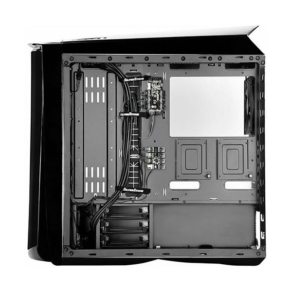 SilverStone PRIMERA PM01 Midi Tower ATX Gaming Computer Case, Silent High Airflow Performance, with Window, RGB LED, black
