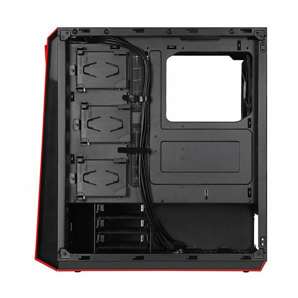 SilverStone REDLINE RL07 Midi Tower ATX Gaming Computer Case, Silent High Airflow Performance,  Full Tempered Glass, black