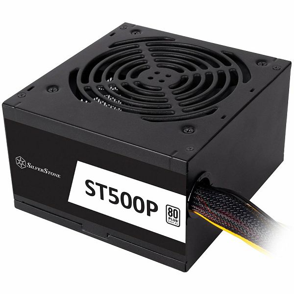 SilverStone Strider PLUS 230V Series, 500W ATX PC Power Supply, 80 Plus, Low Noise 120mm Fan