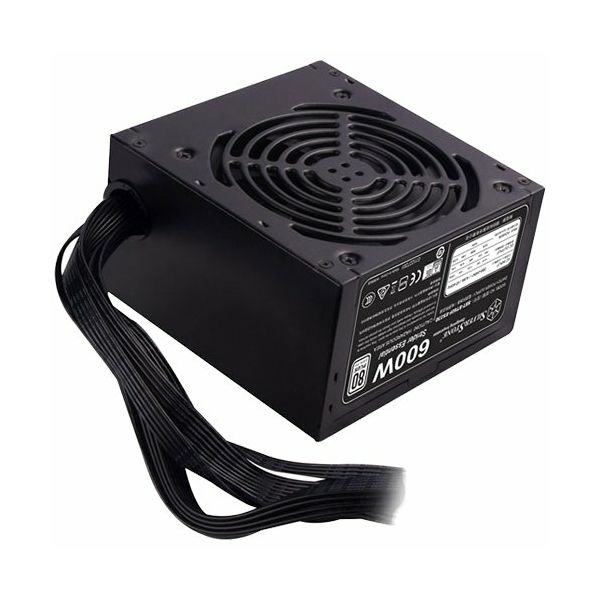 SilverStone Strider Essential Series, 600W 80 Plus 230V EU ATX PC Power Supply, Low Noise 120mm