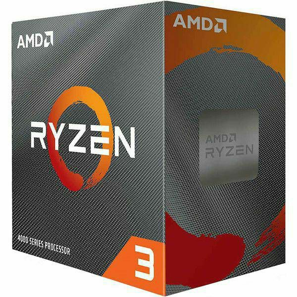 AMD CPU Desktop Ryzen 3 4C/8T 4100 (3.8/4.0GHz Boost,6MB,65W,AM4) Box