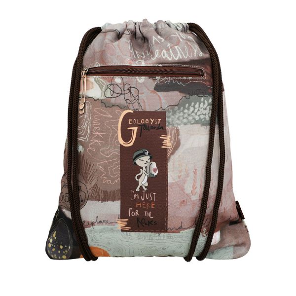 Ruksak vrećasti Anekke FW24 Core 33x45x2,5cm 39484-002 NETTO /245533-EC/
