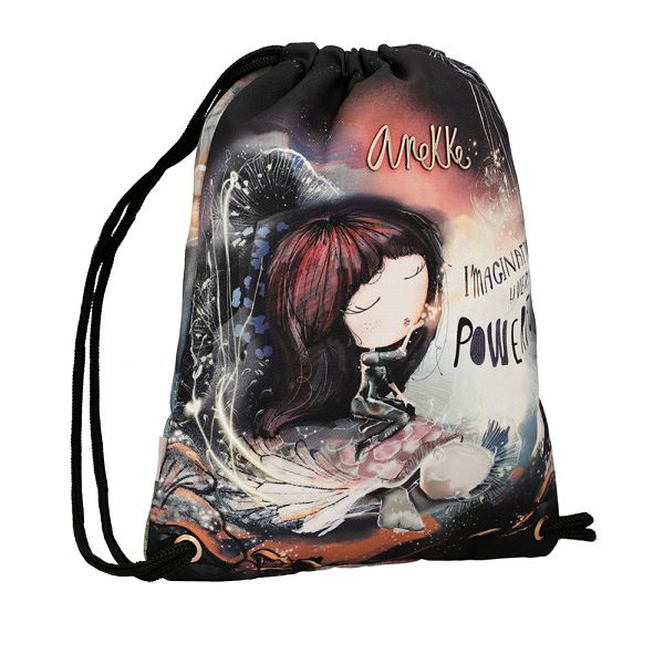 Ruksak vrećasti Anekke FW24 Dreamverse 33x45x2,5cm 39474-001 NETTO /245531-EC/