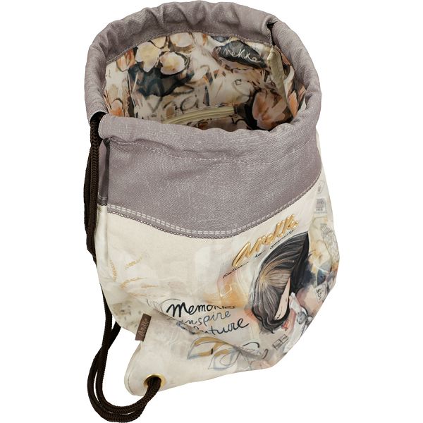 Ruksak vrećasti Anekke MEMORIES SS25 33x45x2,5cm 40484-003 NETTO /246400-EC/