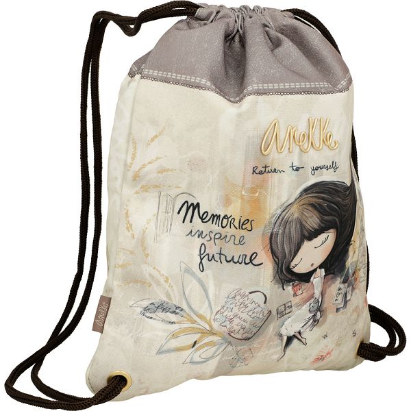 Ruksak vrećasti Anekke MEMORIES SS25 33x45x2,5cm 40484-003 NETTO /246400-EC/